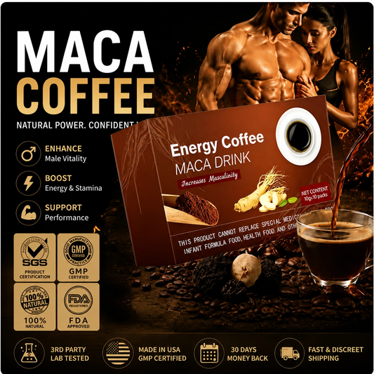 Boost Your Bedroom Power: Maca Coffee for Peak Male Vitality